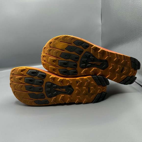 Altra Lone Peak 9 Mens 11.5 Trail Running Shoes Black Orange AL0A85PG061 Nathan main image 6